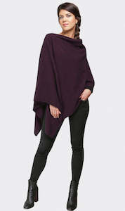 Merino Garment: Merino Possum Two Way Poncho KO798