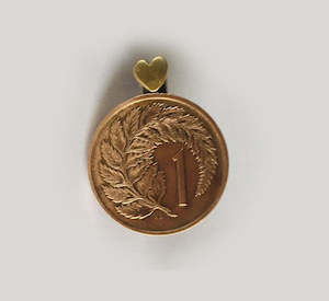 Brooch: Re-minted Petite Coin Brooch - One Cent