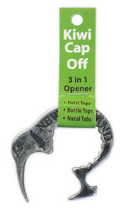 Multi Functional Tools: NZ Made Kiwi Cap Off 3 in 1 Opener