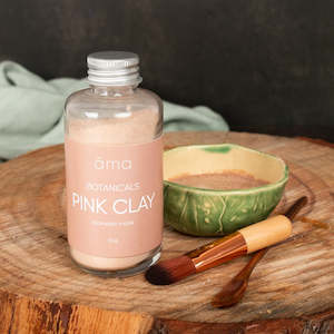 Botanical Pink Clay Face Mask Gift Set