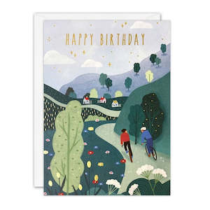 James Ellis Card - Cycling Happy Birthday
