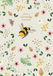 Birthday Cards: Birthday Card - Hammond Gower - Bee Have A Lovely Birthday