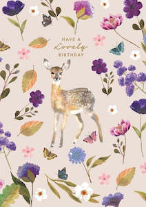 Birthday Cards: Hammond Gower - Deer Have A Lovely Birthday - Birthday Card