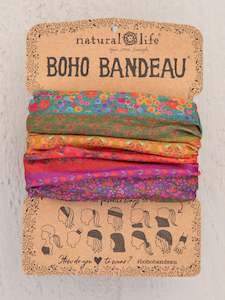Boho Bandeau Rainbow Borders