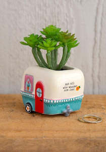 Succulent Critter Camper