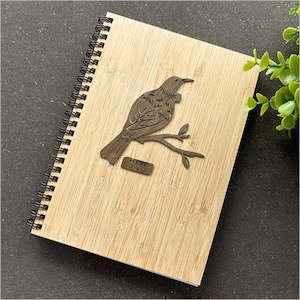 Bamboo Journal Small - Tui River Rimu Veneer