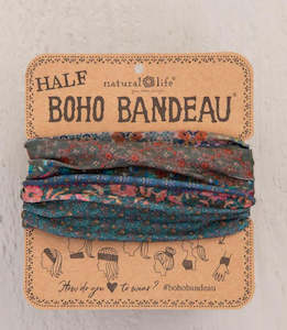 Hanf Bandeau Dark Patchwork