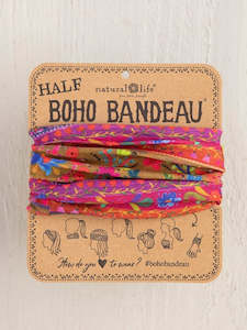 Half Boho Bandeau Multi Border