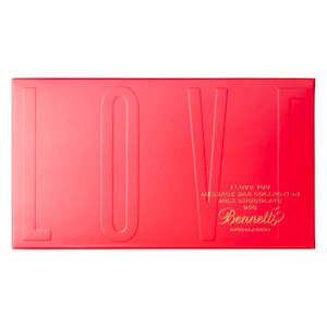 I Love You Milk Chocolate Message Bar