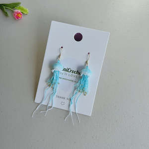 Cool Goodies: Minicrochet Jellyfish Earrings