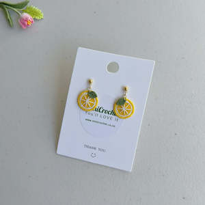MiniCrochet - Lemon Earrings