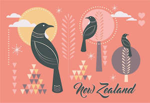 Magnets: Wild Kiwi Magnet - Tui