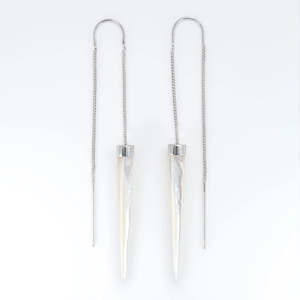 Nick Von K - Slipstream Earrings Mother of Pearl