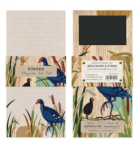 Other Office: Magnetic List Pad - Pukeko