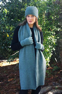 Merino Gloves: Possum Merino Turn Back Scarf 9732