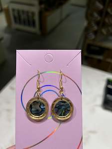 Kiwiana Earrings: Rato - Paua