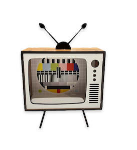 Wooden Art: NZ Made TV Shelf Small