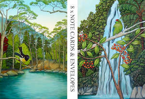 General: Notecards Pkt 8 - Clare Reilly - Kakariki / Miromiro