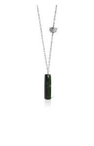 Boh Runga - Pounamu Pīwakawaka Drop Pendant