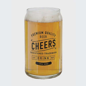 Beer Can Glass - Cheers