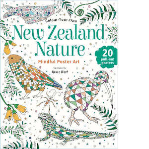 Childrens Book: New Zealand Nature Colour in Poster Art