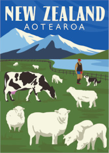 Moana Road: Tea Towel - NZ Farming