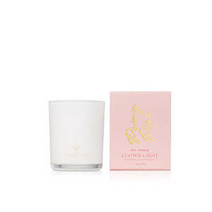 Living Light Candle: Peony Rose Soy Candle Mini