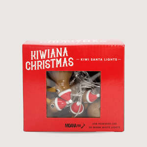 Kiwi Santa Lights - USB Powered