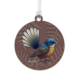 Bag Tags: Bag Tag NZ Nest Fantail