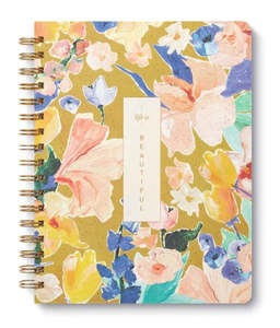 Journals: Wire- O Journal Life Is Beautiful