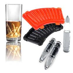 Kitchen Homeware: 3D bullet Ice tray