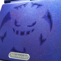 Gaming: 09. Gengar Themed Gameboy Advance SP ags 101