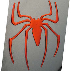 Small Stickers For Cars Computers And Other Things: Spider car decal sticker - silver, gold, red