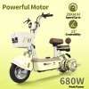 Electric Scooter: 60KM Tubeless Alarm & Key Lock / NFC Seated Electric Moped U4s