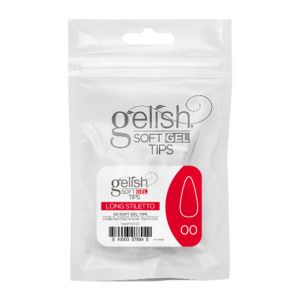 Soft Gel Tips Gelish Soft Gel: REFILL #0 Long Stiletto