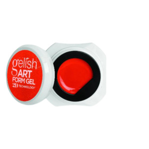 Gel Paints Nail Art: Neon Orange