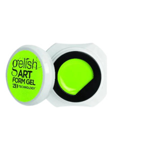 Gel Paints Nail Art: Neon Yellow