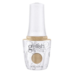 Gelish Soak Off Polish Gold And Silver: Give Me Gold