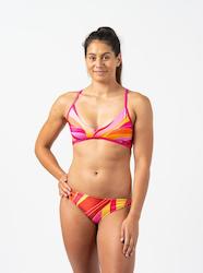 Swimwear: Boysenberry Ripple Bikini Top