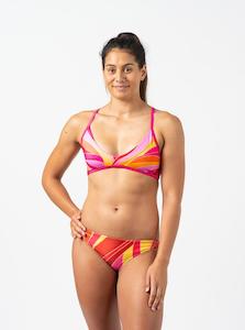 Womens Swimwear: Boysenberry Ripple Bikini Top