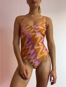 2022 Samples Seconds Sale: Summer Disco One-piece Swimsuit- SAMPLE size 10