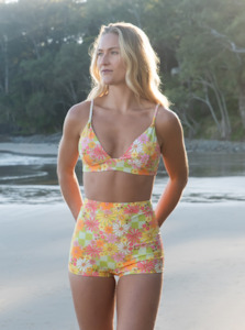 Womens Swimwear: Triangle Bikini Top- The Green Room