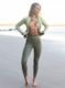 Khaki Drift  Wetsuit leggings- SECONDS- SIZE 8