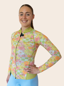 2026 Sample Seconds Sale: Floral Check Jacket- SAMPLE: SIZE 8