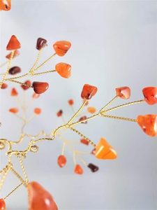 Carnelian GemTree - July Birthstone: Medium Carnelian GemTree