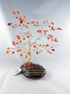 Carnelian GemTree - July Birthstone: Large Carnelian GemTree