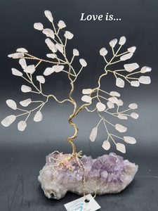 Gemtrees on Amethyst Clusters: Love & Passion Gemtree