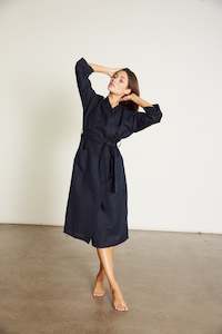 Everyday Robe, Navy (Sale)