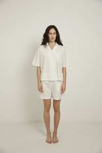 Sale: Camilla Set, Snow Embroidery