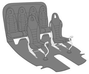 H125: Ancient Grey, Standard Trim Kit, H125 Series